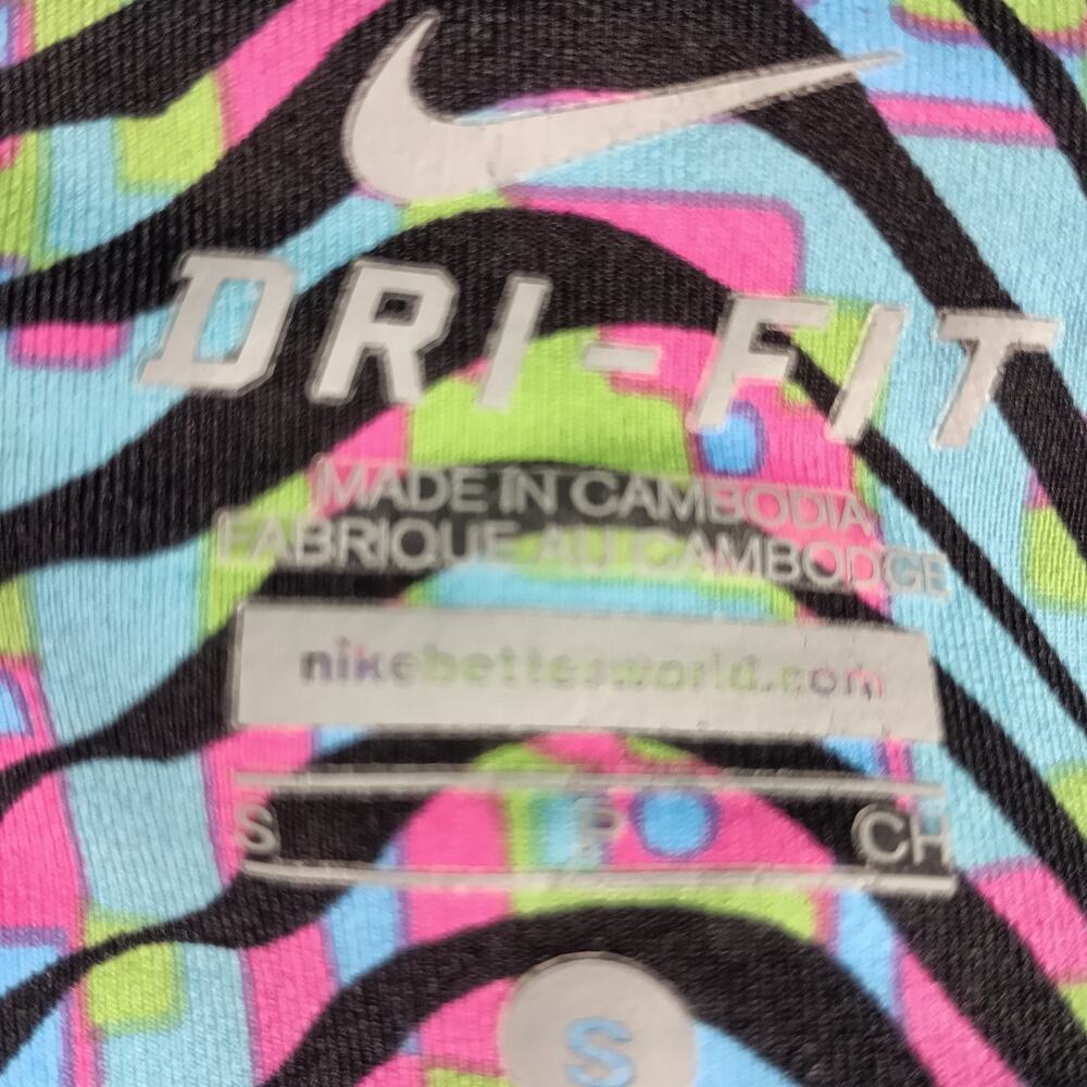 Nike Epic Lux Leggings Women Small Multicolor Dri Fit Running Cropped Sidewinder - Picture 2 of 12